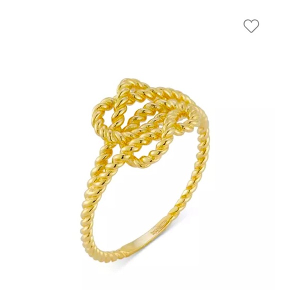 moon & meadow Jewelry - NWOT Moon & Meadow Gold Sculptural Knot Ring- size 7
